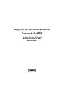 Wolfgang Both · Hans-Peter Neumann · Klaus Scheffler  Fanzines in der DDR