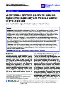 Molecular biology / Laboratory techniques / Gene expression / Real-time polymerase chain reaction / Polymerase chain reaction / Cell culture / Cell biology / Life Technologies / Fluorescence in situ hybridization / Biology / Chemistry / Science