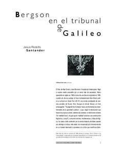 de  Ber gson en el tr ibunal Galileo