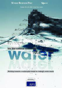 introduction October 22 & , Croke Park Conference Centre, Dublin The 2nd National Summit  Water