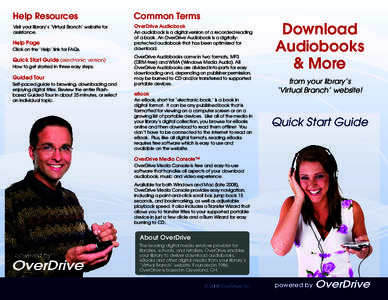 Media technology / OverDrive Media Console / Amazon.com / Digital rights management / Publishing / E-book / Audiobook / Adobe Digital Editions / Content Reserve / OverDrive /  Inc. / Retailers / Software