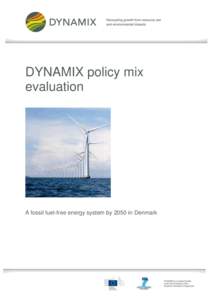 DYNAMIX policy mix evaluation A fossil fuel-free energy system by 2050 in Denmark  A fossil fuel-free energy system by 2050 in Denmark