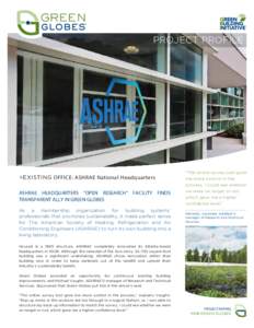 ASHRAE International Headquarters Project Profile