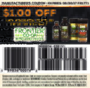 FS Coupon Spice Extract FR17T1