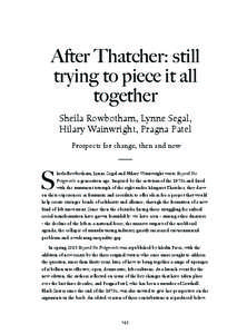 Politics of Europe / Economic liberalism / Political economy / Economies / Macroeconomics / Thatcherism / Neoliberalism / Margaret Thatcher / Socialism / Economic ideologies / Political spectrum / British people