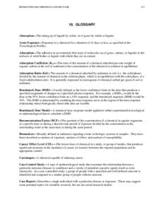 TOXICOLOGICAL PROFILE FOR BROMOFORM AND DIBROMOCHLOROMETHAN