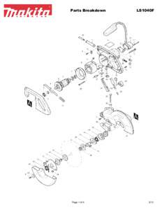 Parts Breakdown  Page 1 of 4 LS1040F