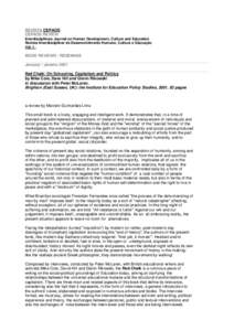 REVISTA CEPAOS CEPAOS REVIEW Interdisciplinary Journal on Human Development, Culture and Education Revista Interdisciplinar de Desenvolvimento Humano, Cultura e Educação Vol. I :