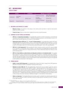 WTO Dispute Settlement: One-Page Case Summaries – 1995–2012