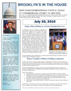 Crack cocaine / Yvette Clarke / Haitian diaspora / Arizona SB / Crime in the United States / United States / Law / 111th United States Congress / Race and crime in the United States / Fair Sentencing Act