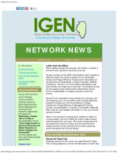 October Network News    NETWORK NEWS Edition No. 43                                  October 15, 2013
