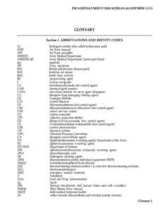 FM[removed]NAVMED P-5041/AFJMAN[removed]FMFM[removed]GLOSSARY Section I. ABBREVIATIONS AND BREVITY CODES AC AFM