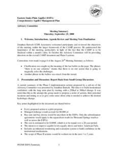 Microsoft Word - Sept 08 ESPA Meeting Summary.doc