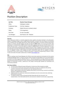 Microsoft Word - Project Manager MeyGen - Position Description