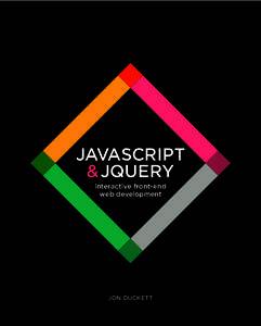 JAVASCRIPT &JQUERY interactive front-end web development  JON DUCKETT