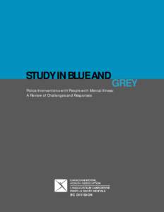 Study in Blue and Grey: Police Interventions with People with Mental Illness: A Review of Challenges and Responses