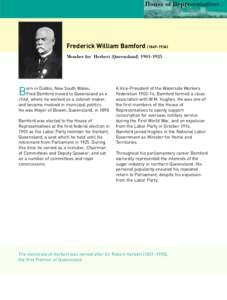 Government of Australia / States and territories of Australia / Division of Herbert / Australian Labor Party / Politics of Australia / Members of the Australian House of Representatives / Fred Bamford