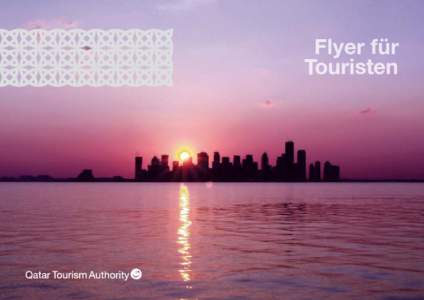 Flyer für Touristen Kulturdorf Katara  Hayyakum!