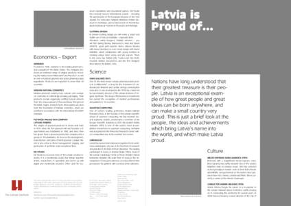 Music / Latvian National Opera / Elīna Garanča / Pēteris Vasks / Andris Nelsons / Vestards Šimkus / Brainstorm / Instrumenti / Latvia / Latvian culture / Europe / Music of Latvia