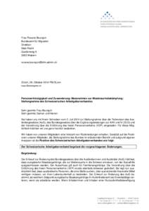 Frau Roxane Bourquin Bundesamt für Migration Direktion Stab Recht Quellenweg[removed]Wabern