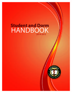 Student and Dorm  HANDBOOK  DEPARTMENT OF STUDENT AFFAIRS (DSA)
