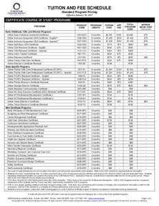 Microsoft Word - CCEI Tuition and Fee Schedule (rev[removed])