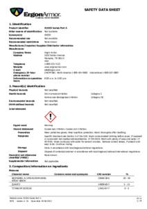 SAFETY DATA SHEET  1. Identification Product identifier  R19XX Series Part A