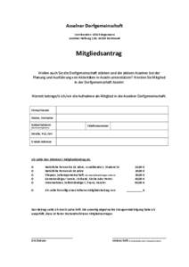 Asselner Dorfgemeinschaft Vorsitzender: Ulrich Begemann Asselner Hellweg 120, 44319 Dortmund