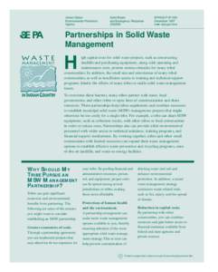 Landfill / Waste Management /  Inc / Municipal solid waste / Waste-to-energy / Waste / Solid waste policy in the United States / Full cost accounting / Waste management / Environment / Sustainability