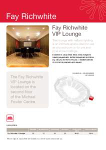 Fay Richwhite Fay Richwhite VIP Lounge
