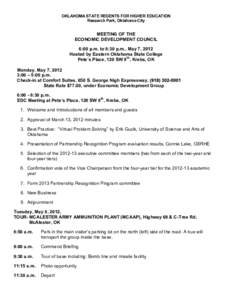 EDC – Sept 9, 2008 Meeting