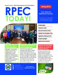 RPEC  Volume 36, Issue 2 | Retired Public Employees Council of Washington TODAY!