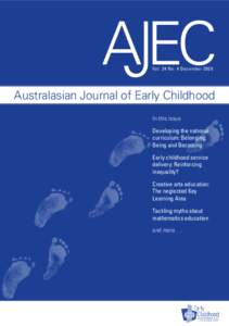 Early Childhood Australia / Family / Early childhood education / Early childhood educator / Department of Education /  Employment and Workplace Relations / Childhood / Department of Education and Early Childhood Development / Education / Human development / Educational stages
