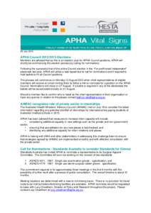 Allied health professions / Health care / Department of Health / Health / Medicine / American Public Health Association