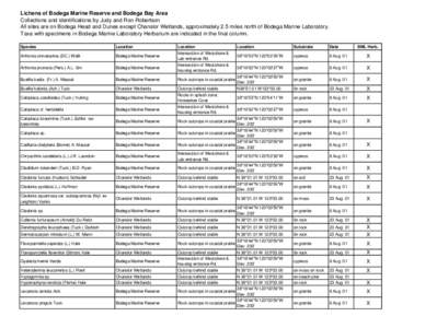 Bodega Head / Bodega Bay / Outcrop / Geography of California / Bodega Marine Reserve / University of California /  Davis