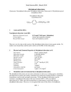Alkylphenol ethoxylates BW