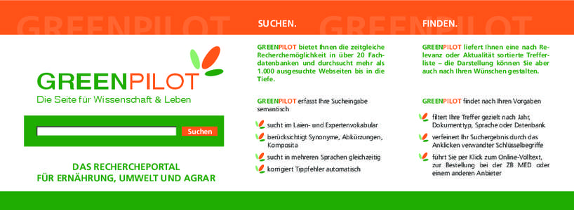 GREENPILOT GREENPILOT Die Seite für Wissenschaft & Leben