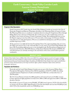Earth Conservancy - South Valley Corridor Lands - Luzerne County, Pennsylvania