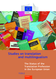 The status of the translation profession in the European Union