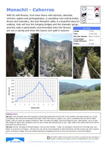 Monachil - Cahorros  Medium With its wild flowers, fruit trees heavy with apricots, almonds, cherries, apples and pomegranates, a cascading river and lavender,