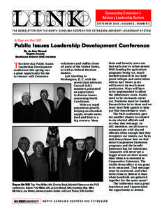 Connecting Extension’s Advisory Leadership System September 2008 •