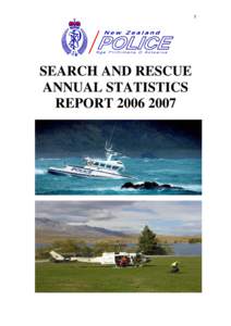 1  SEARCH AND RESCUE ANNUAL STATISTICS REPORT[removed]