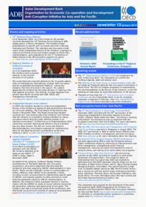   Events and ongoing activities   newsletter 13/january 2010