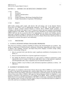 Cultural heritage / Humanities / State Historic Preservation Office / National Historic Preservation Act / Designated landmark / Advisory Council on Historic Preservation / Historic Preservation Fund / Keeper of the Register / Historic preservation / National Register of Historic Places / Architecture