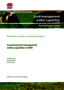 State of the catchments 2010: Assessing land management within capability in NSW - Technical report series