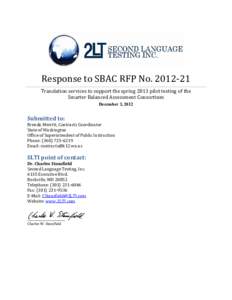 Standards-based education / Educational psychology / Psychometrics / National Assessment of Educational Progress / United States Department of Education / No Child Left Behind Act / Educational assessment / New Jersey Assessment of Skills and Knowledge / Test / Education / Evaluation / Standardized tests