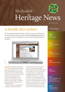 Methodist  Heritage News Spring[removed]A double first online!