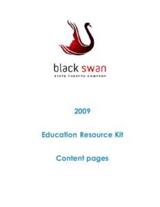 2009 Education Resource Kit Content pages The Year Of Magical Thinking by Joan Didion