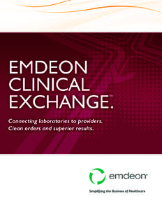 Emdeon Clinical Exchange Laboratory Brochure