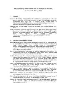 International trade / Business / United Nations Convention on Contracts for the International Sale of Goods / United Nations Commission on International Trade Law / UNCITRAL Model Law on International Commercial Arbitration / International arbitration / International law / Arbitral tribunal / Online dispute resolution / Law / Arbitration / International relations